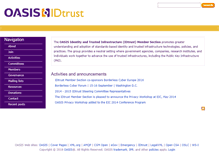 Tablet Screenshot of oasis-idtrust.org